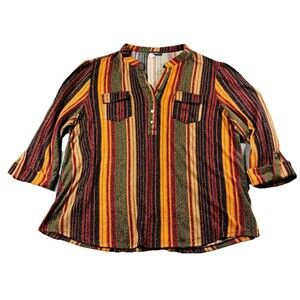 Vintage Cocomo Shirt Womens Sz XL Sparkle Glitter Retro Metallic Knit